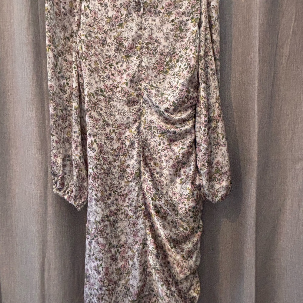 Floral Long Sleeve Dress - Picture 2 of 4